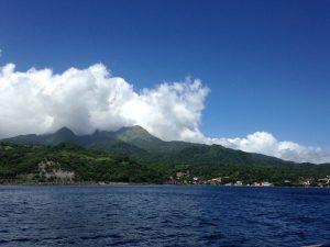 Pacific Wave departing Dominica