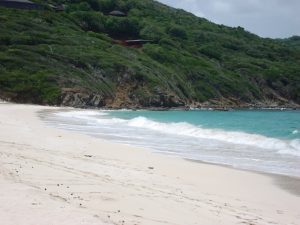 Deserted Beach on Mustique