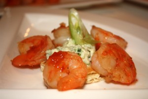 Shrimp with a Sweet Chilli Dressing