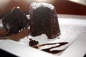 Homemade Chocolate Fondant Dessert