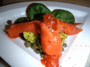 Scottish Smoked Salmon and fresh Avocado Salad