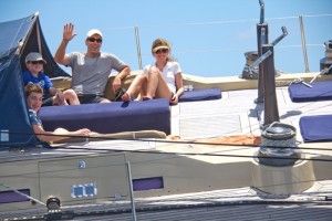 Family Charter onboard SY Pacific Wave sailing in the BVI
