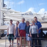 Extended family charter Yacht Haven Grande Marina USVI