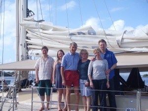 Extended family charter Yacht Haven Grande Marina USVI