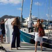 SY Pacific Wave photoshoot Scrub Island Marina BVI SY Pacific Wave photoshoot Scrub Island Marina BVI
