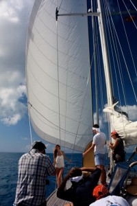 Photo and video shoot onboard Pacific Wave