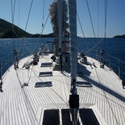 SY Pacific Wave deck