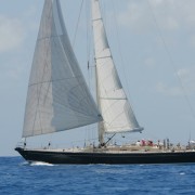 SY Pacific Wave sailing with guests