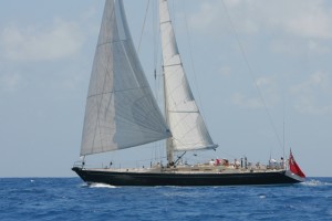 SY Pacific Wave sailing with guests