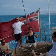 Family charter in the BVI at Christmas