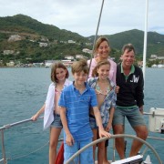 Family yacht charter at New Year in the BVI