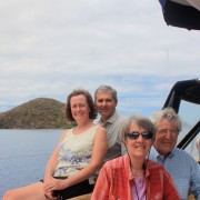 Two Couples onboard Pacific Wave from New York Yacht Club