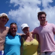 Family onboard Pacific Wave completing their PADI Open Water Certification