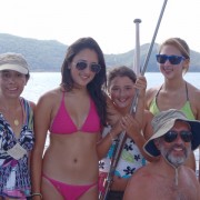 Easter Guests onboard SY Pacific Wave