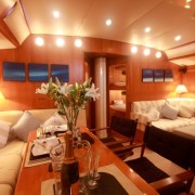 SY Pacific Wave Dining Area within the Saloon