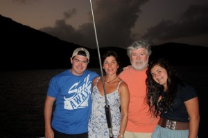 New Year Charter Guests onboard Pacific Wave British Virgin Islands