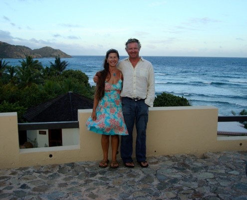 Lynn Griffiths and Mark Miles Biras Creek Hotel BVI