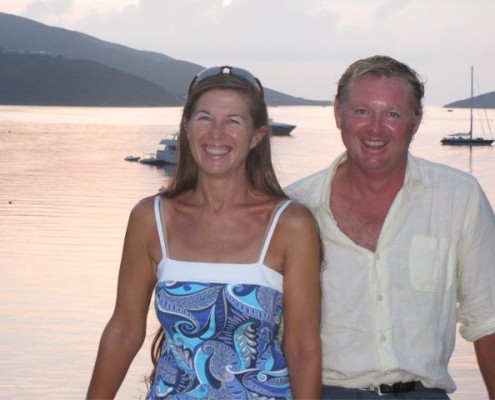 Lynn Griffiths and Mark Miles BVI