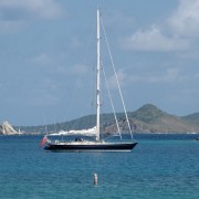 Pacific Wave at anchor of Peter Island BVI