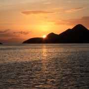 Sunset over Great Thatch BVI