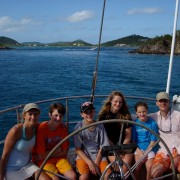 New Year Family Charter onboard Pacific Wave Christmas Cove USVI