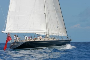 Pacific Wave sailing with guests BVI