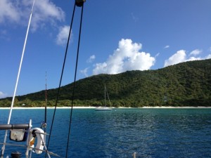 Guana Island BVI taken from Pacific Wave