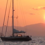 Pacific Wave sunset Cooper Island BVI