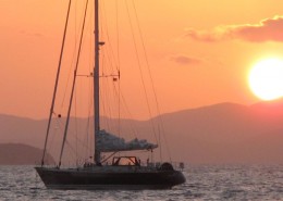 Pacific Wave sunset Cooper Island BVI