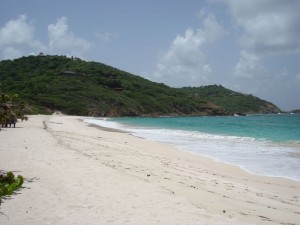 Magical island of Mustique in the Grenadines