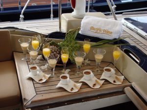 SY Pacific Wave desserts to be judged at the Antigua Charter Yacht Show