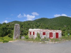 St John old sugar mill buildings post Irma